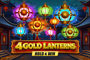 4 Gold Lanterns Hold & Win